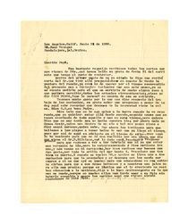 Letter from Miguel Venegas to Juan Venegas, June 28, 1930