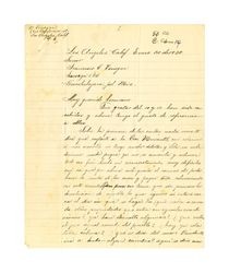 Letter from Miguel Venegas to Francisco Venegas, January 30, 1930