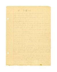 Letter from Miguel Venegas to Francisco Venegas, August 13, 1929