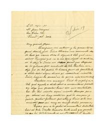 Letter from Miguel Venegas to Juan Venegas, December 11, 1931