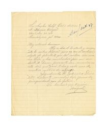 Letter from Miguel Venegas to Francisco Venegas, October 4, 1931