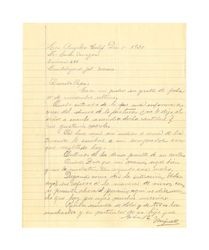 Letter from Miguel Venegas to Juan Venegas, December 1, 1930