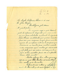 Letter from Miguel Venegas to Juan Venegas, February 1, 1928