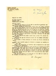 Letter from Miguel Venegas to Juan Venegas, May 21, 1930