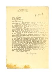 Letter from Miguel Venegas to Juan Venegas, April 22, 1931