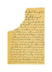 Letter from Miguel Venegas to Francisco Venegas, January 4, 1928