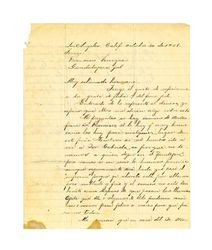 Letter from Miguel Venegas to Francisco Venegas, October 30, 1928