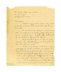 Letter from Miguel Venegas to Juan Venegas, November 25, 1927