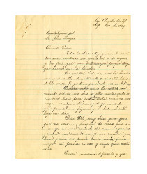 Letter from Miguel Venegas to Juan Venegas, September 20, 1929