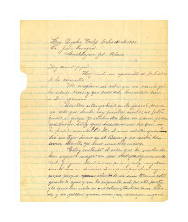 Letter from Miguel Venegas to Juan Venegas, February 17, 1931