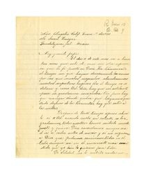 Letter from Miguel Venegas to Juan Venegas, January 1, 1930
