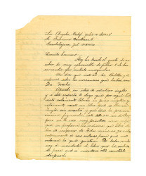 Letter from Miguel Venegas to Francisco Venegas, July 16, 1928