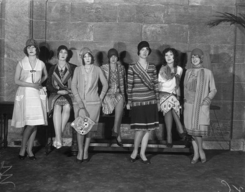 Models posing for the camera, view 17