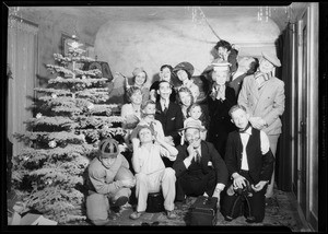 Christmas party, Southern California, 1931