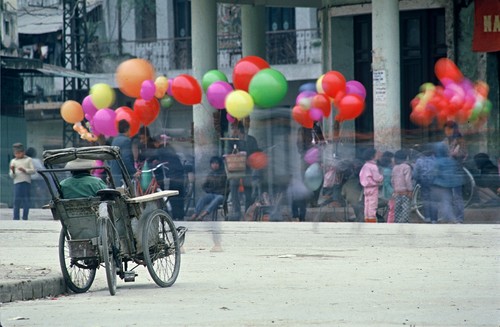 Tet balloons, Hanoi