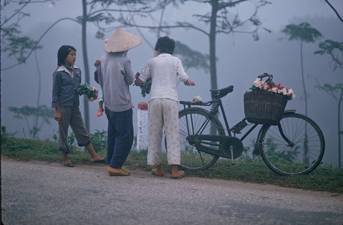 Flower seller, West Lake, Hanoi