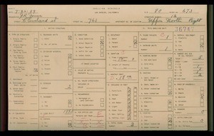 WPA household census for 761 CLEVELAND, Los Angeles