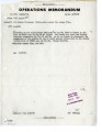 Operations Memorandum [to] USIA, Washington, D.C. [from] W.S. Bayer, USIS Saigon. - April 28, 1965