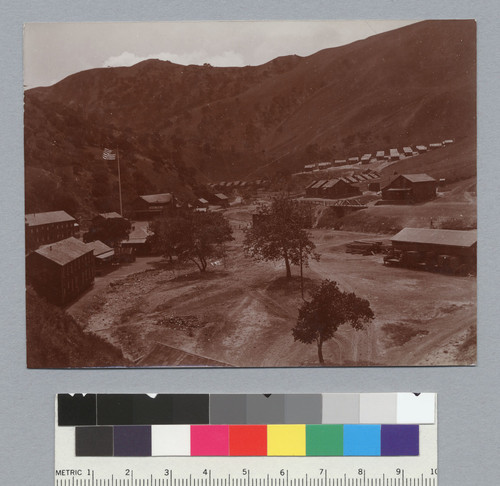 Panorama #1, view of town, Tesla Coal Mines, California. [photographic print]