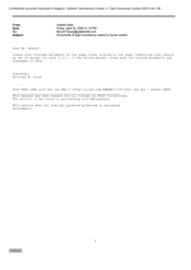 [Email from Hussein Saleh to Mounif regarding documents of legal consultancy related to syrian market]
