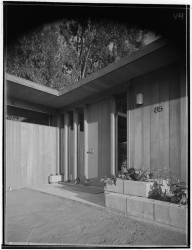 Agee, James, residence. Exterior detail