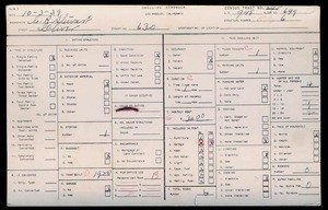 WPA household census for 630 W OLIVER, Los Angeles County
