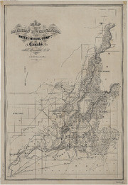 Map of the American River and Natoma Water and Mining Company's Canals
