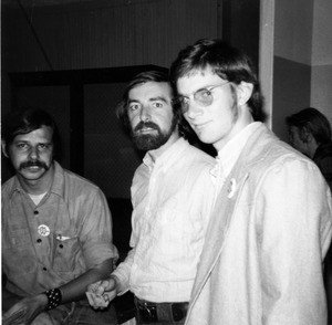 Steve Ginsburg with two unidentified men