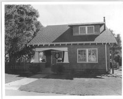 Circa 1915 Craftsmen Bungalow shingle style house at 7307 Wilton Avenue, Sebastopol, California, 1993