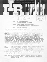 IIR Newsletter, Industrial Relations Alumni Association, University of California, Los Angeles. Vol.10, No.1, January 6, 1969