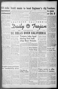 Daily Trojan, Vol. 36, No. 211, October 01, 1945