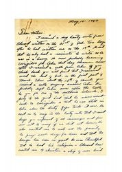 Letter from Jeanne Dockweiler to Isidore B. Dockweiler, May 10, 1942