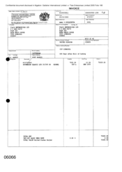 [Invoice from Gallaher International Limited to Tlais Enterprises Ltd for Sovereign Classic Lts cigarettes]