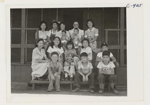 Evacuee orphans from an institution in San Francisco who are now established for the duration in the Children's Village at