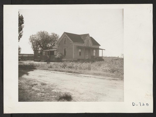 A 10-acre truck crop ranch at Compton, California, formerly farmed by Japanese, now being run by B. G. Moriset. Photographer: Stewart, Francis Compton, California