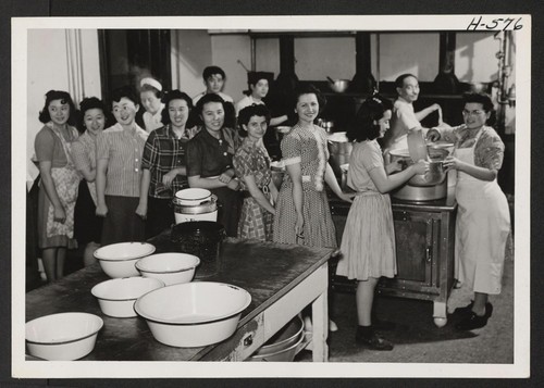 Dinner-time is a busy time for the workers at St. Anthony's Hospital in Rockford, Illinois. The food is prepared in