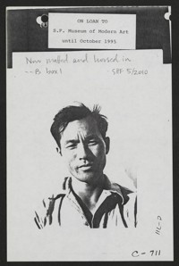 Manzanar, Calif.--Karl Yoneda, Block Leader at this War Relocation Authority center for evacuees of Japanese ancestry. He is married to