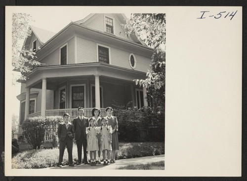 Perhaps there is something symbolic in the fact that this picture of Henry Nomura and his family was taken in