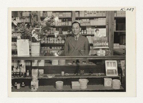 Mr. Hatsuto Yamada at Jim's Drug Company. Mr. Yamada, prior to evacuation, was proprietor of the Nippon Drug Company on