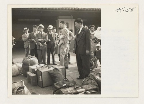 Roaring into Sacramento Monday morning, July 30, a special train of seven cars brought some 450 Japanese American residents of