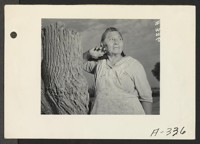 Poston, Ariz.--Mrs. Ruby Snyder, Chemehuevi Indian, states: I hear that the Japanese are wonderful farmers. I would like to go