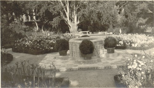 Well fountain, George A. Pope Estate, Burlingame