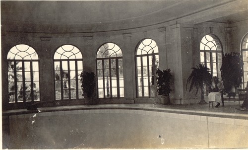 Indoor pool at the John S. Cravens Estate, Pasadena