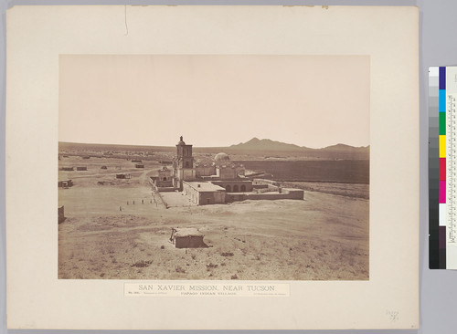 San Xavier Mission, Near Tucson. Papago Indian Village