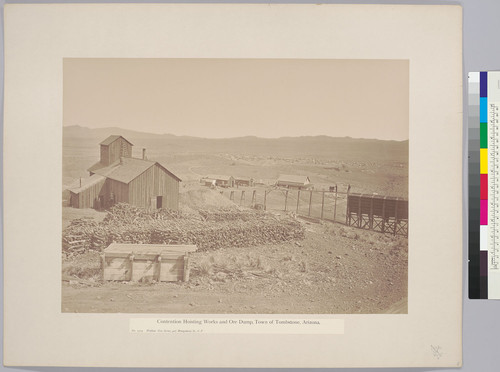 Contention Hoisting Works and Ore Dump, Town of Tombstone, Arizona