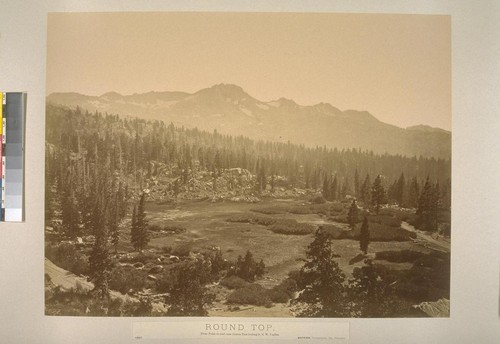 Round Top, from Point on road near Carson Pass looking S. S. W. 3 miles