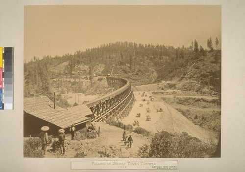 Filling in Secret Town Trestle, C.P.R.R