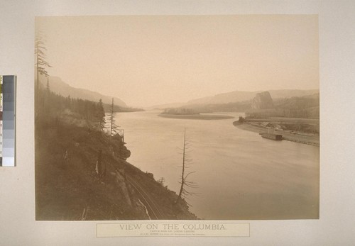 View of the Columbia, Castle Rock and Lower Landing