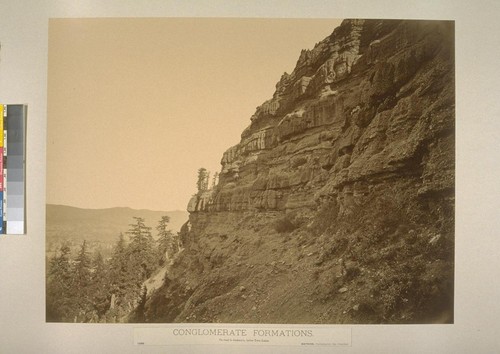 Conglomerate Formations. On road to Jackson's, below Twin Lakes