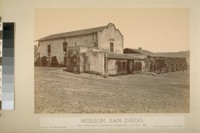 Mission, San Diego. San Diego County, California, established July 16th, 1769